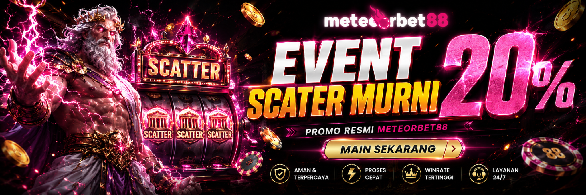 EVENT SCATER MURNI 20% METEORBET88